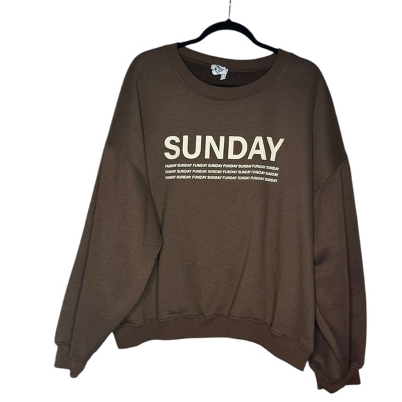 “Sunday Funday" graphic sweatshirt by Princess Polly - Picture 2 of 7